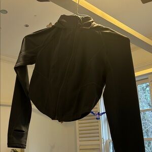 Men's Sleek Black Lightweight Jacket